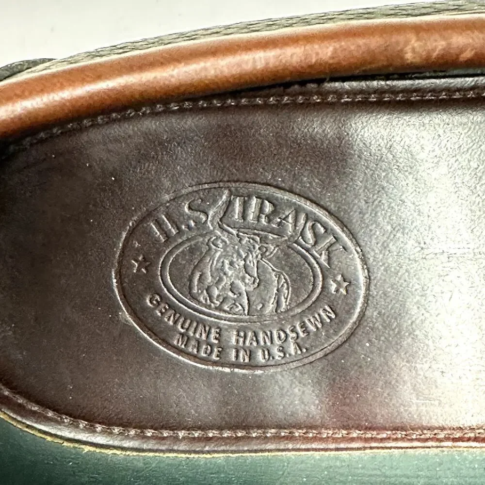EUC Rancourt & Co x H. S. Trask Moccasin Tassel Loafer Handsewn Maine USA 11.5 D
